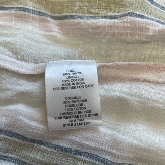 Patron of Peace Striped Maxi Dress Medium - Picture 8 of 8